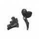 Shimano ST-4720 Tiagra 2-speed STI bled with BR-4770 flat mount calliper, left rear