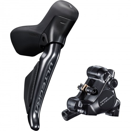 Shimano ST-R8170 bled hydraulic disc, Di2 E-tube STI set, flat mount calliper, RH front