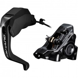 Shimano ST-R9180 hydraulic disc, Di2 E-tube STI TT set, flat mount BR-R9270, left rear