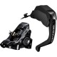 Shimano ST-R9180 hydraulic disc, Di2 E-tube STI TT set, flat mount BR-R9270, left rear
