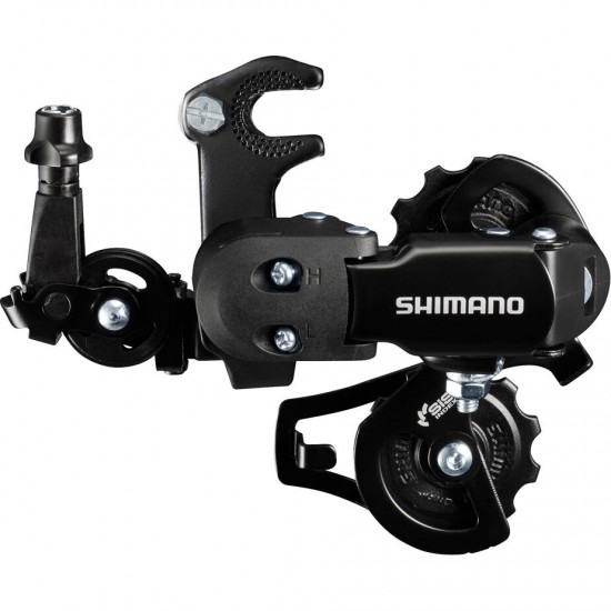 Shimano RD-FT35 6/7-speed rear derailleur with mounting bracket