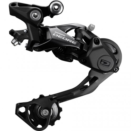 Shimano RD-M6000 Deore 10-speed Shadow+ design rear derailleur, GS, black Shimano RD-M6000 Deore 10-speed Shadow+ design rear derailleur, GS, black