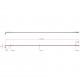 DT Swiss Revolution black spokes 14 / 17 g = 2 / 1.5 mm box 100, 294 mm
