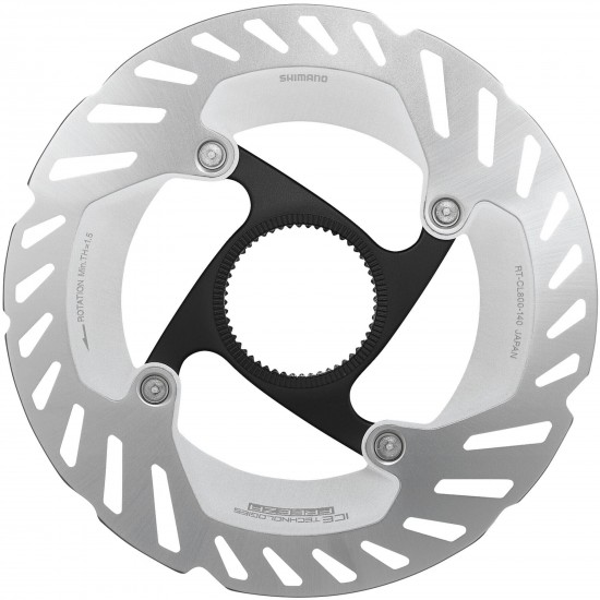 Shimano RT-CL800 Ice Tech FREEZA rotor with external lockring, 140 mm