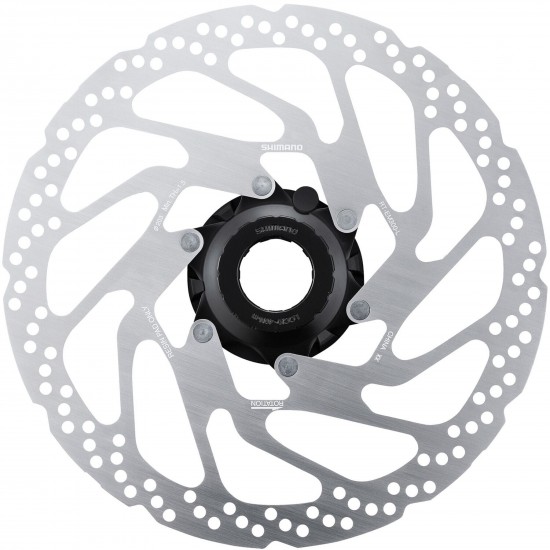 Shimano RT-EM300 rotor with internal and external lockring, 203 mm
