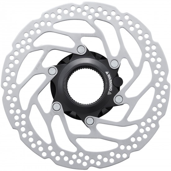 Shimano RT-EM300 rotor with internal and external lockring, 160 mm