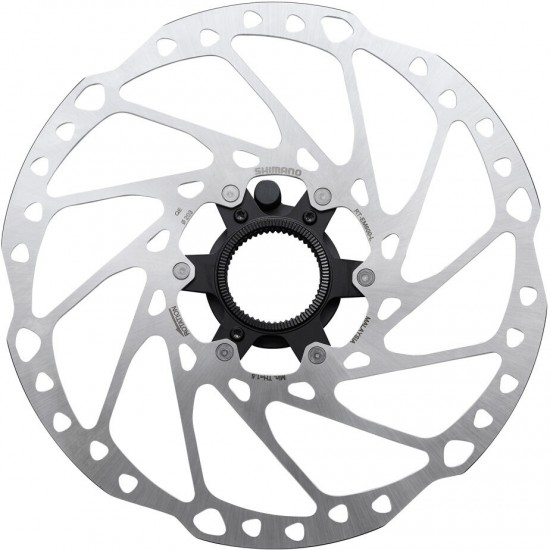 Shimano RT-EM600 Steps Center Lock disc rotor, external lockring and magnet - 203 mm