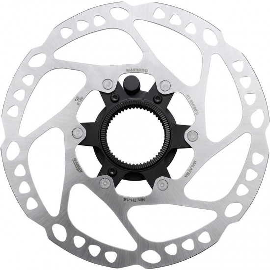 Shimano RT-EM600 Steps Center Lock disc rotor, external lockring and magnet - 160 mm