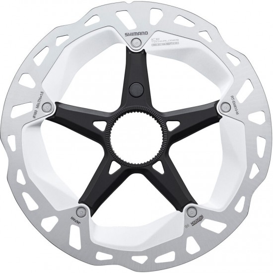Shimano RT-EM810 Steps rotor, internal lockring and magnet, Ice Tech, 160 mm