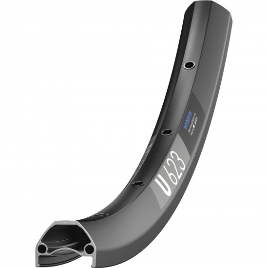 DT Swiss U 623 Hybrid disc-specific 28 hole Schrader-drilled black - 29" / 700c