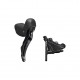 Shimano GRX ST-RX400/BR-RX410 bled hydraulic STI set, flat mount calliper, RH front