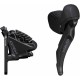 Shimano ST-RX610 GRX 12-speed STI bled with BR-RX410 flat mount calliper, right front
