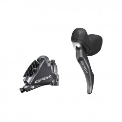 Shimano BL-RX810 GRX hydraulic disc brake lever bled with BR-RX810 calliper, left rear Shimano BL-RX810 GRX hydraulic disc brake lever bled with BR-RX810 calliper, left rear