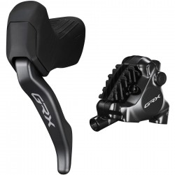 Shimano BL-RX825 GRX hydraulic disc brake lever bled with BR-RX820 calliper, left rear Shimano BL-RX825 GRX hydraulic disc brake lever bled with BR-RX820 calliper, left rear