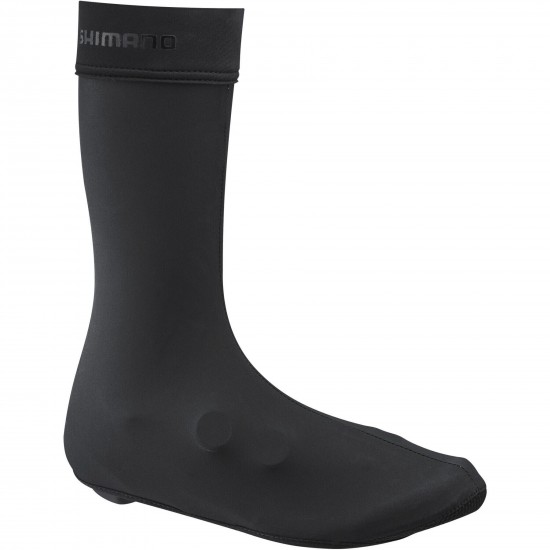 Shimano Clothing Unisex, Dual Rain Shoe Cover, Black, Size S (37-39)