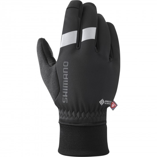 Shimano Unisex, WINDSTOPPER© PRIMALOFT© Gloves, Black, Size S Shimano Unisex, WINDSTOPPER© PRIMALOFT© Gloves, Black, Size S
