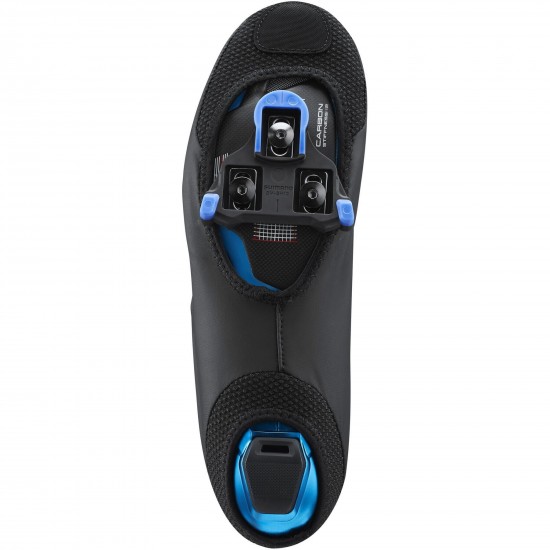 Shimano Clothing Men's, S-PHYRE Tall Shoe Cover, Black, Size S (37-39)
