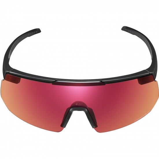 Shimano S-PHYRE Glasses, Metallic Black, RideScape Road Lens