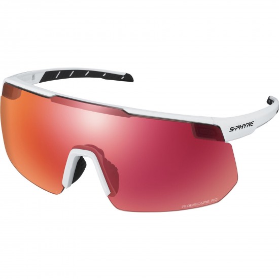 Shimano Clothing S-PHYRE Glasses, Metallic Black, RideScape Road Lens