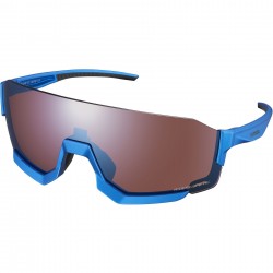 Shimano Aerolite Glasses, Metallic Blue, RideScape Road Lens