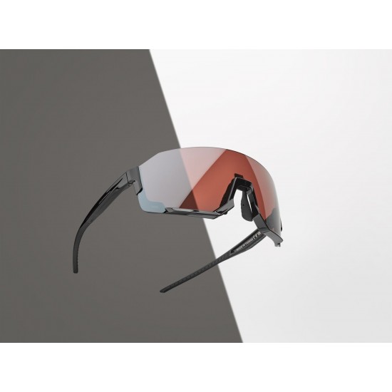 Shimano Aerolite Glasses, Metallic Black, RideScape Road Lens