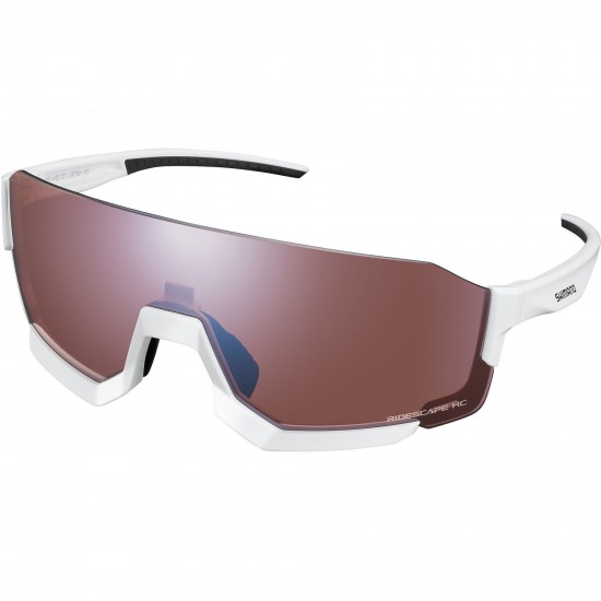 Shimano Clothing Aerolite Glasses, Metallic Black, RideScape Road Lens