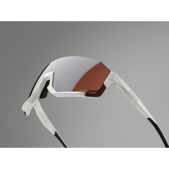 Shimano Aerolite Glasses, Metallic Black, RideScape Road Lens