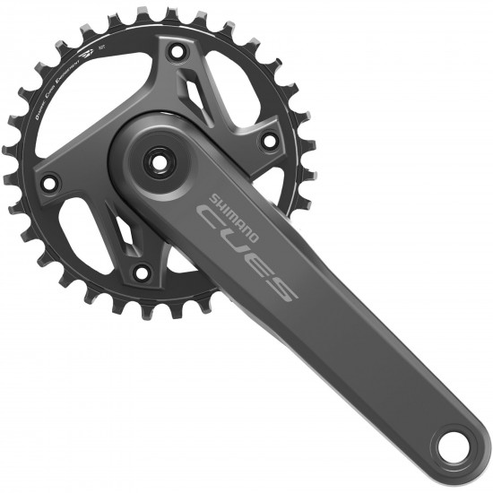 Shimano FC-U6000-1 CUES 2 piece design chainset, for 9/10/11-speed, 55mm C/L, 165mm, 32T Shimano FC-U6000-1 CUES 2 piece design chainset, for 9/10/11-speed, 55mm C/L, 165mm, 32T