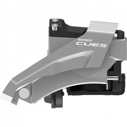 Shimano FD-U4000-L CUES double front derailleur 9/10-speed, low clamp, top swing Shimano FD-U4000-L CUES double front derailleur 9/10-speed, low clamp, top swing