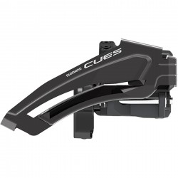 Shimano FD-U8010-L CUES double front derailleur 10/11-speed, low clamp, top swing Shimano FD-U8010-L CUES double front derailleur 10/11-speed, low clamp, top swing