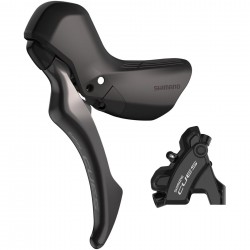 Shimano BL-U6030 CUES hydraulic disc brake lever bled with BR-U6030 calliper, left rear Shimano BL-U6030 CUES hydraulic disc brake lever bled with BR-U6030 calliper, left rear