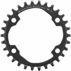 Shimano FC-U6000-1 CUES 11/10/9 speed single chainring, 30T Shimano FC-U6000-1 CUES 11/10/9 speed single chainring, 30T