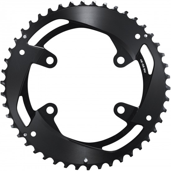 Shimano FC-U8000-2 CUES 11 speed double outer chainring, 46T-BM for 46-32T
