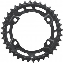 Shimano FC-U6000-2 CUES 11/10/9 speed double outer chainring, 36T-BN for 36-22T Shimano FC-U6000-2 CUES 11/10/9 speed double outer chainring, 36T-BN for 36-22T