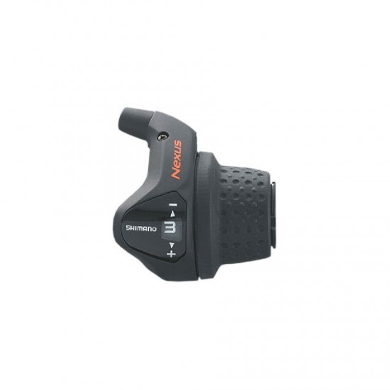 Shimano SL-3S41E Nexus 3-speed Revo shifter, short grip, right hand Shimano SL-3S41E Nexus 3-speed Revo shifter, short grip, right hand
