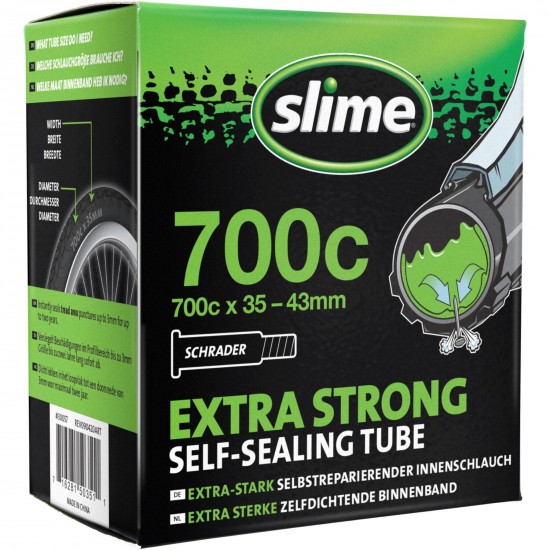 Slime TUBE SLIME 700x35-43 Schrader Smart Tube - 700 x 35-43c - Schrader Valve