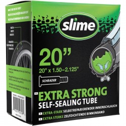 Slime TUBE SLIME 20x1.5-2.125" Schrader Smart Tube - 20 x 1.50-2.125 inch - Schrader Valve Slime TUBE SLIME 20x1.5-2.125" Schrader Smart Tube - 20 x 1.50-2.125 inch - Schrader Valve