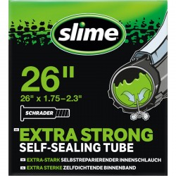 Slime TUBE SLIME 26x1.75-2.3" Schrader Smart Tube - 26 x 1.75-2.30 inch - Schrader Valve Slime TUBE SLIME 26x1.75-2.3" Schrader Smart Tube - 26 x 1.75-2.30 inch - Schrader Valve