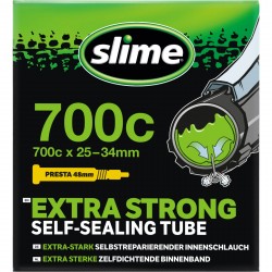 Slime TUBE SLIME 700x25-34 Presta Smart Tube - 700 x 25-34c - Presta Valve Slime TUBE SLIME 700x25-34 Presta Smart Tube - 700 x 25-34c - Presta Valve