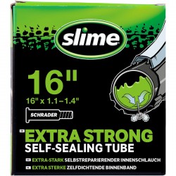 Slime TUBE SLIME 16" Schrader Smart Tube - 16 x 1.1 - 1.4 inch - Schrader Valve Slime TUBE SLIME 16" Schrader Smart Tube - 16 x 1.1 - 1.4 inch - Schrader Valve