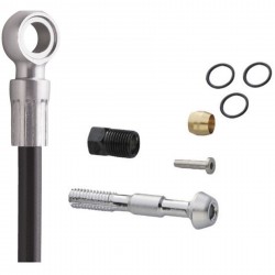 Shimano SM-BH59 disc brake cuttable hose, MTB straight/straight, rear 1700 mm, black Shimano SM-BH59 disc brake cuttable hose, MTB straight/straight, rear 1700 mm, black