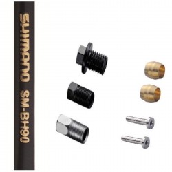 Shimano SM-BH90-JK disc brake hose, straight/straight, front, 1000mm, black Shimano SM-BH90-JK disc brake hose, straight/straight, front, 1000mm, black