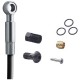 Shimano SM-BH90 XT disc brake hose, long straight banjo, rear, 2000 mm, black