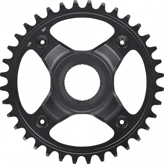 Shimano SM-CRE70-12-B 12spd single chainring 36T, w/o chain guard, chain line 53mm Shimano SM-CRE70-12-B 12spd single chainring 36T, w/o chain guard, chain line 53mm