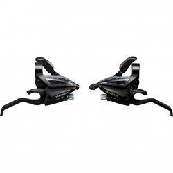 Shimano ST-EF500 EZ fire plus STI set, 2-finger lever, 2 x 7-speed, black Shimano ST-EF500 EZ fire plus STI set, 2-finger lever, 2 x 7-speed, black