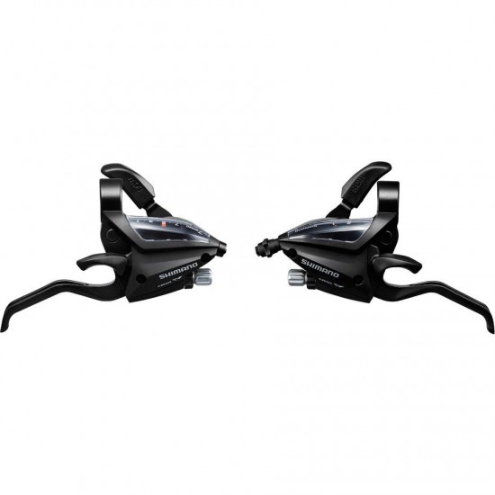 Shimano ST-EF500 EZ fire plus STI set, 2-finger lever, 3 x 7-speed, black Shimano ST-EF500 EZ fire plus STI set, 2-finger lever, 3 x 7-speed, black