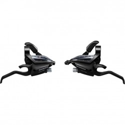 Shimano ST-EF500 EZ fire plus STI set, 2-finger lever, 3 x 7-speed, black Shimano ST-EF500 EZ fire plus STI set, 2-finger lever, 3 x 7-speed, black
