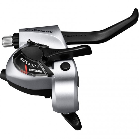 Shimano ST-TX800 Tourney TX STI lever, 3-speed, silver, left hand Shimano ST-TX800 Tourney TX STI lever, 3-speed, silver, left hand