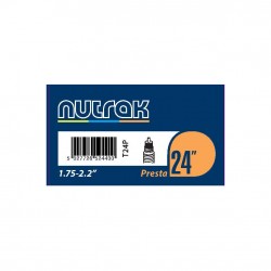 Nutrak 24 x 1.75 - 2.125 inch Presta inner tube