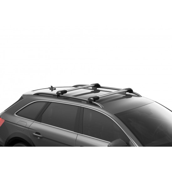 Thule 7204 Edge Raised Rail foot pack for cars with roof rails, pack of 4 Thule 7204 Edge Raised Rail foot pack for cars with roof rails, pack of 4